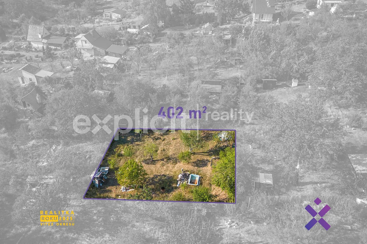 Prodej zahrady 402 m²